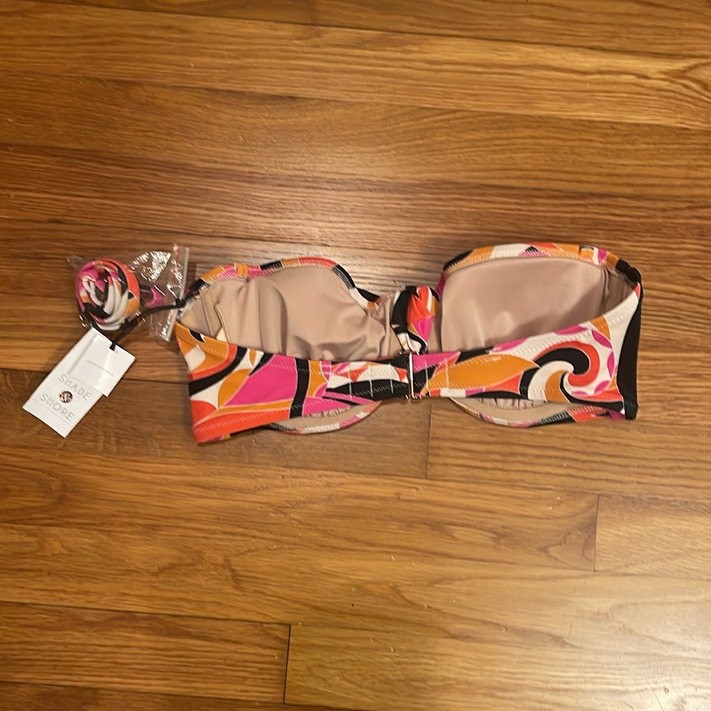 Abstract Multicolor Underwire Bikini Top - Picture 5 of 8